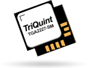 Qorvo TGA2227-SM, 2 to 22GHz LNA with 22dBm P1dB and 2dB NF.