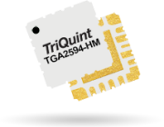 The TriQuint TGA2594-HM is a 36.5 dBm GaN power amplifier serving 27 – 31GHz applications