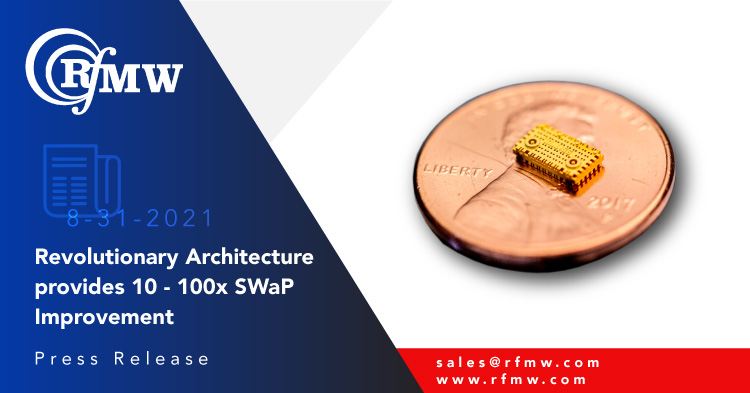 The Cubic Nuvotronics PSF26B04S interdigital filter has a pass band of 24.5 to 28.3 GHz with 50 Ω characteristic impedance.