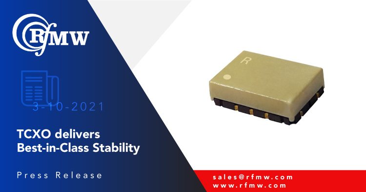 The Rakon Neptune Ultra Stable TCXO E8006LF offers noise floor of -158 dBc/Hz