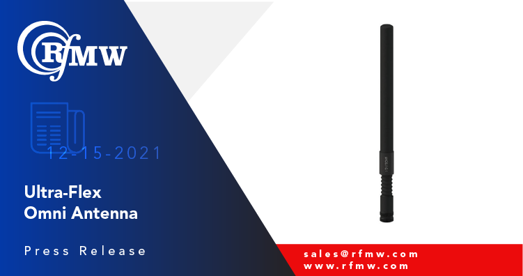 The Southwest Antennas’ 1001-216 omni-directional antenna operates from 1000 to 1500 MHz with a peak gain of 2.15 dBi.